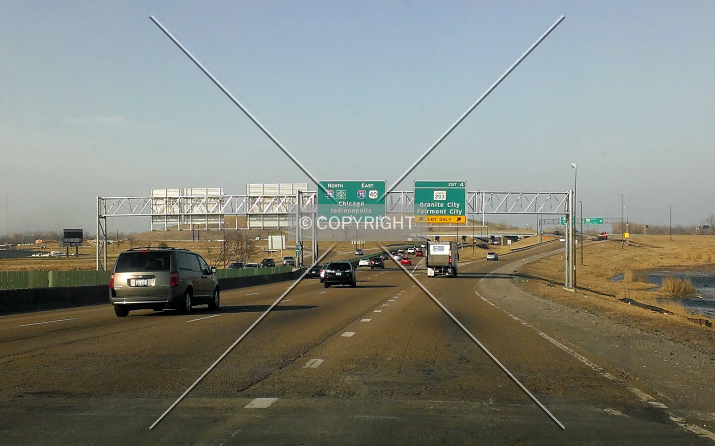 From the west; March 21, 2014