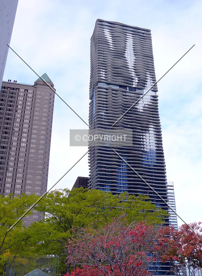 View to the north from Randolph Street