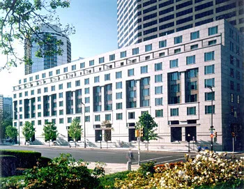 Lower facade
