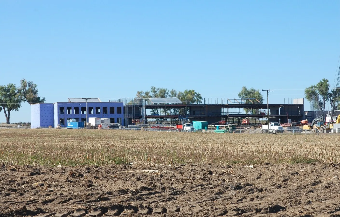 Distant view from the northeast