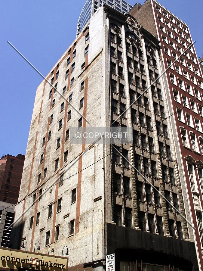 Looking up from the southwest