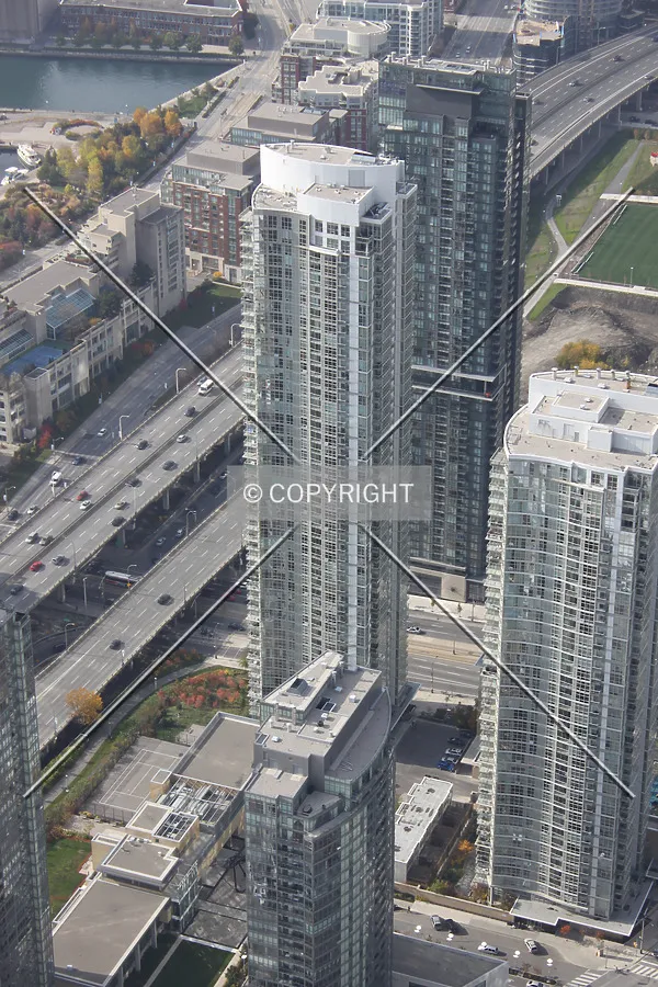 Looking down from CN Tower
