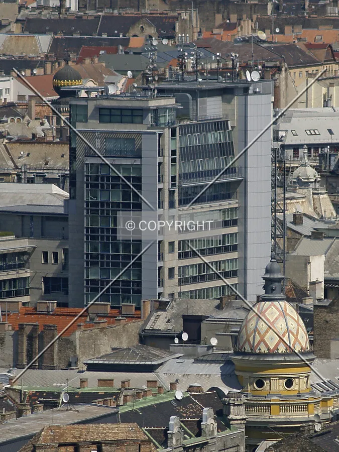 Aerial view from the east