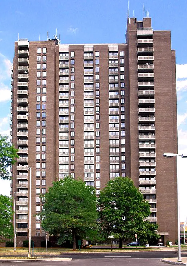 View from the west