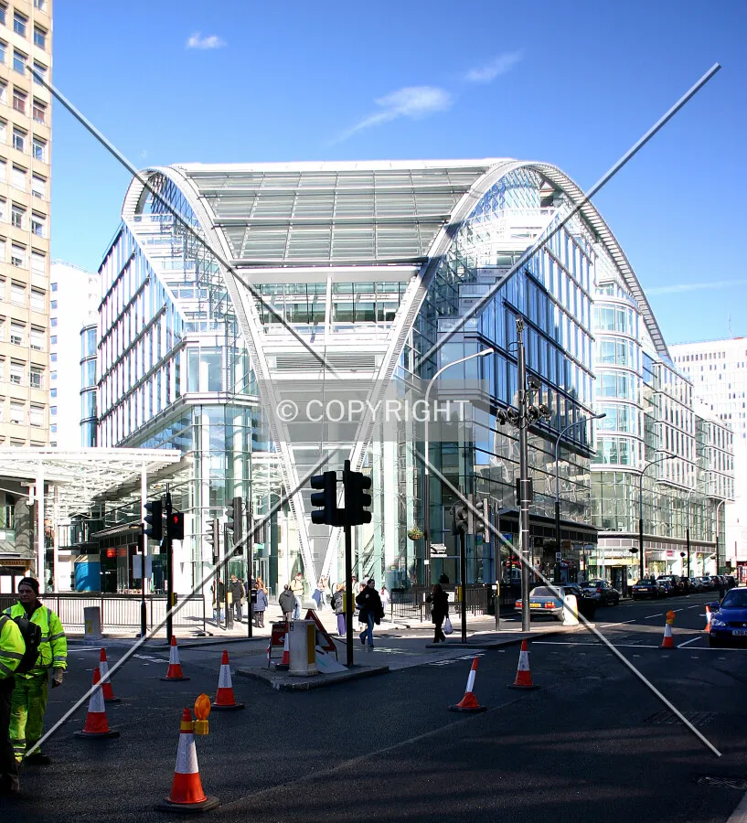 View northeast from Victoria Street
