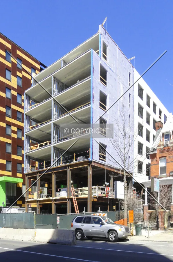 From across Chestnut Street to the southeast