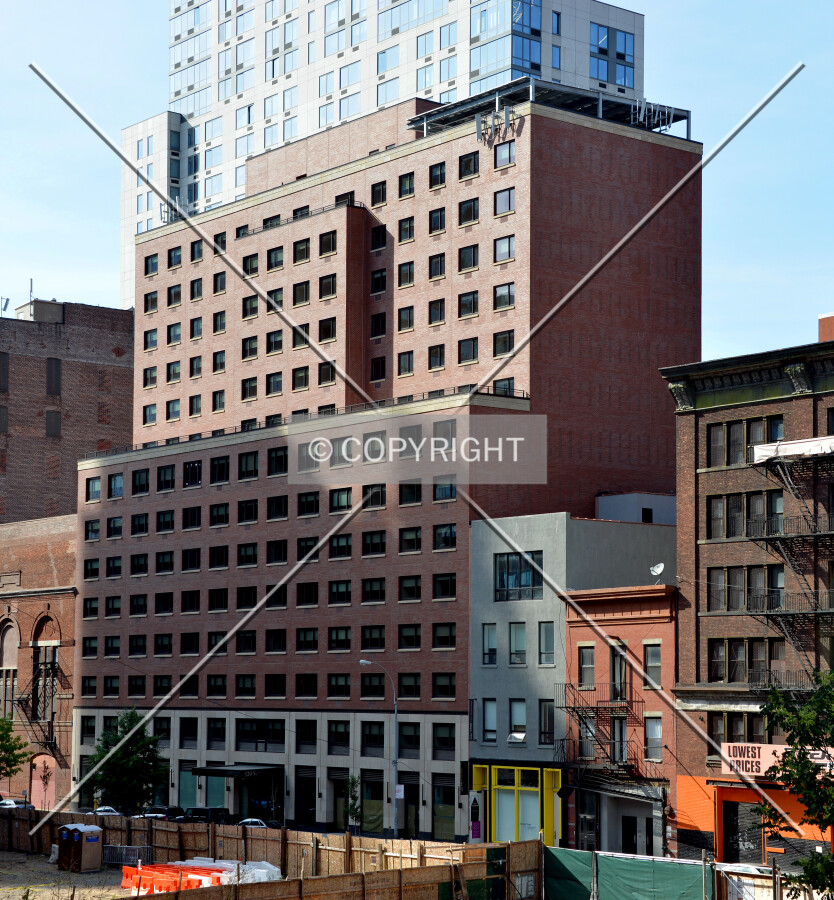 View from the southeast on the High Line