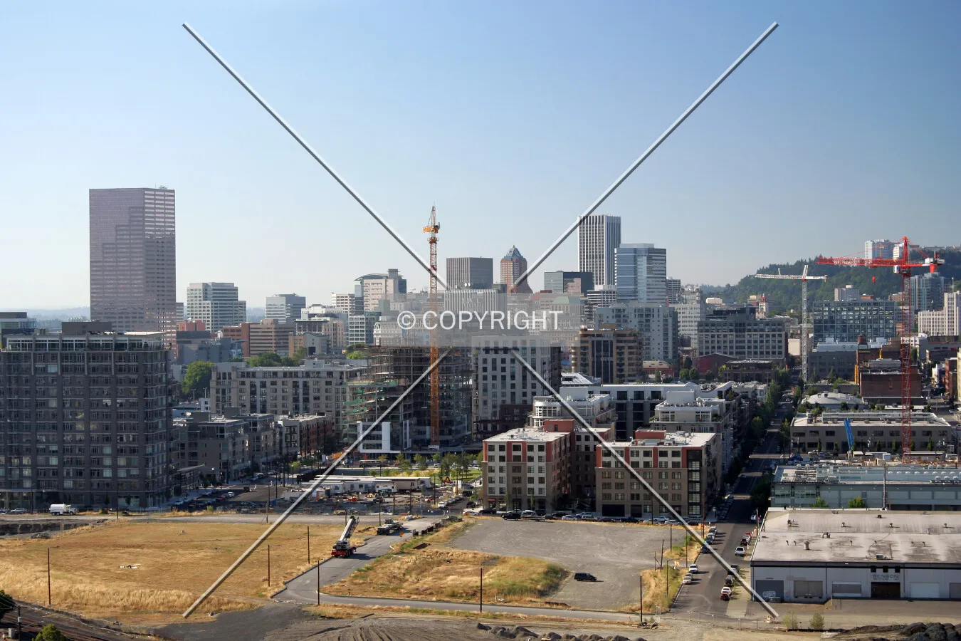 As seen from the Fremont Bridge