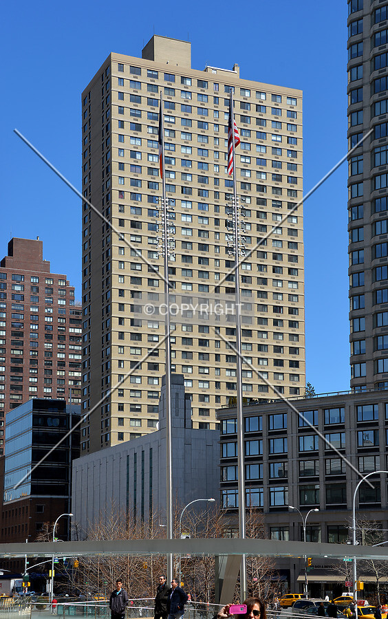 View from the southwest on Columbus Avenue