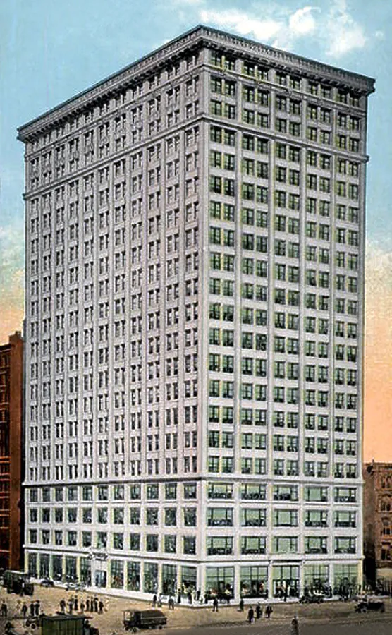 Vintage view from the northwest