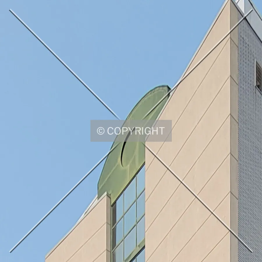 Facade detail; September 11, 2021