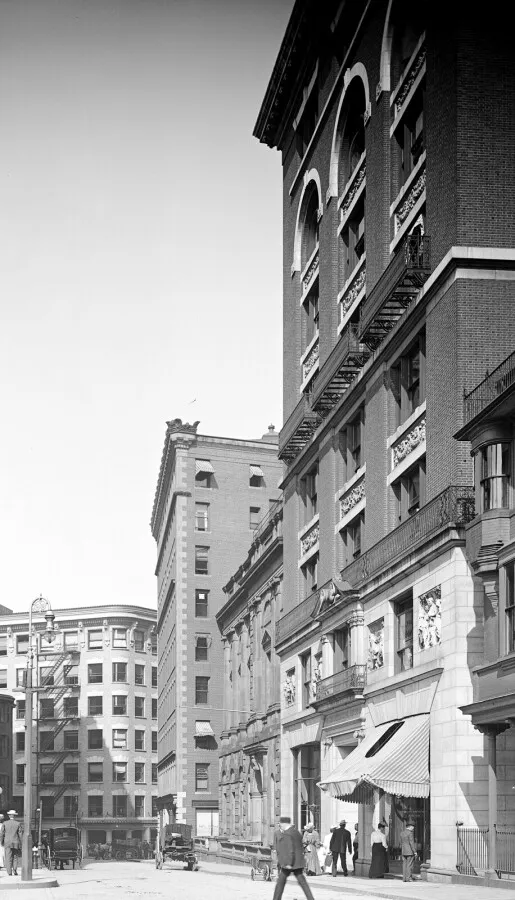 Vintage view from the northwest