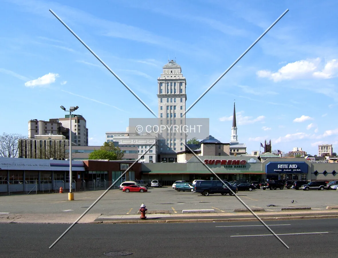 Downtown from the south