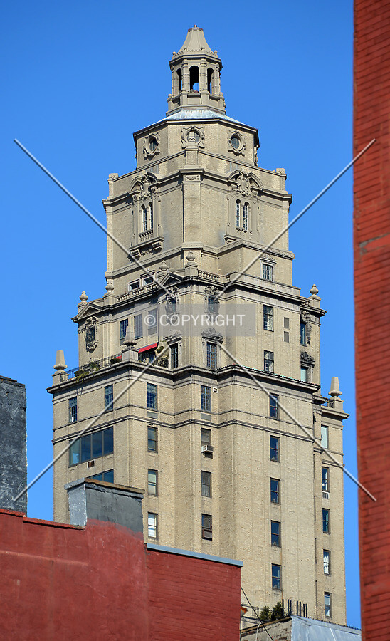 View from the southwest on Columbus Avenue near 69th Street