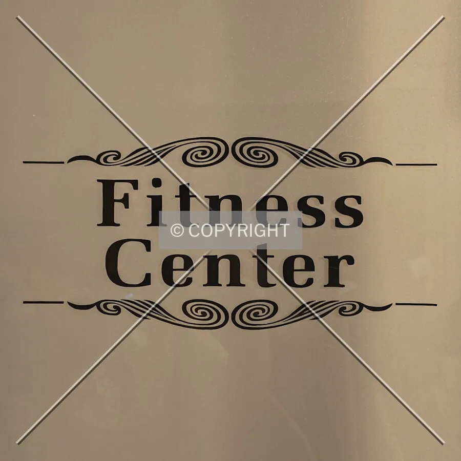 Door to the fitness center; March 30, 2025