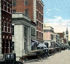 View from the southeast