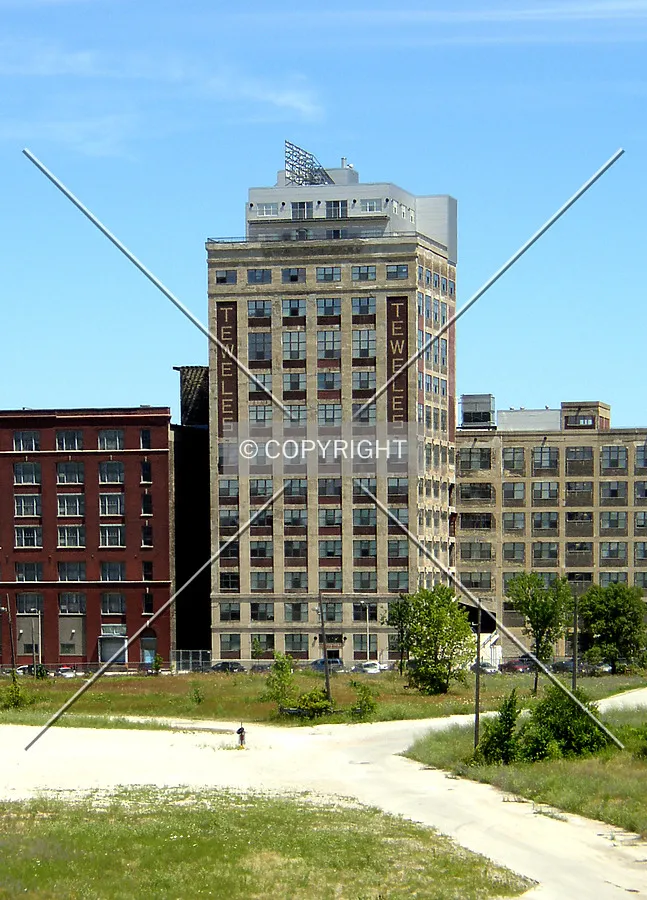 From South 6th Street to the west