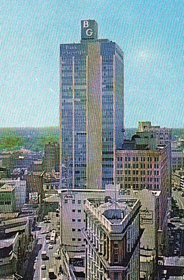 Vintage view from the northeast