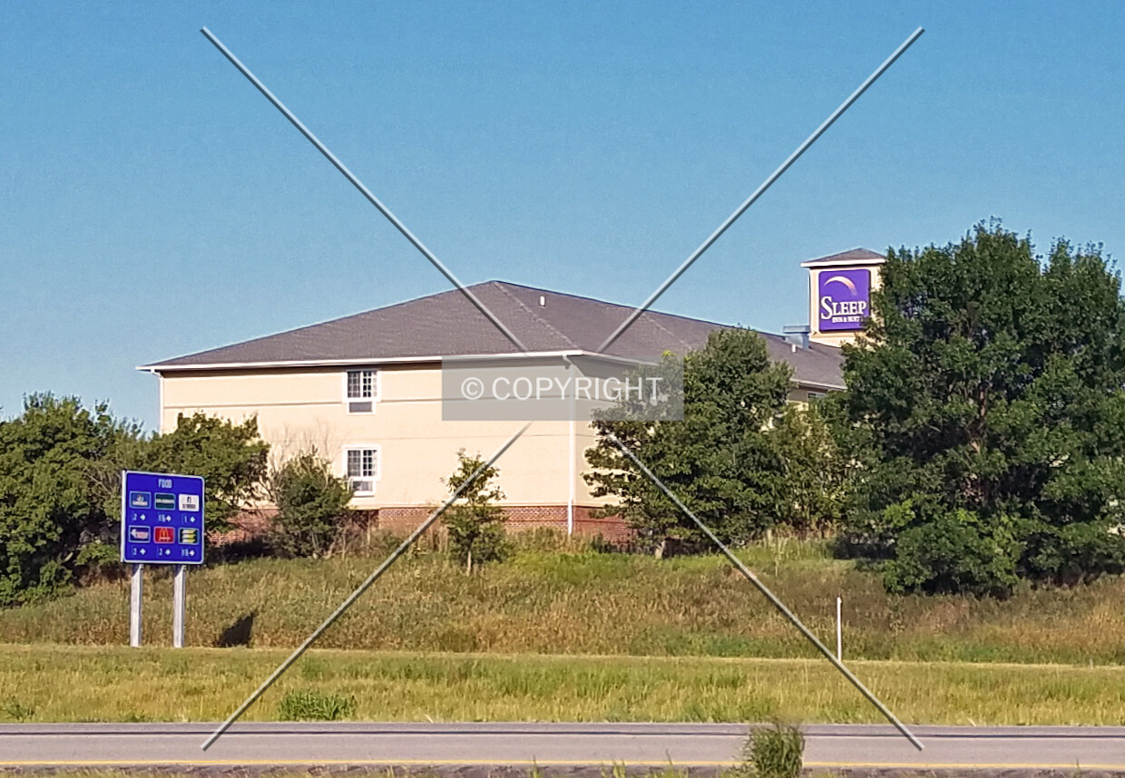View from the west; August 12, 2017
