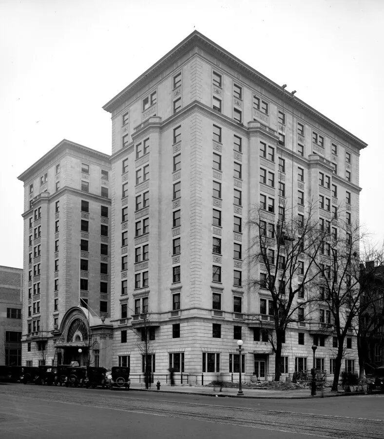 Vintage view from the southwest