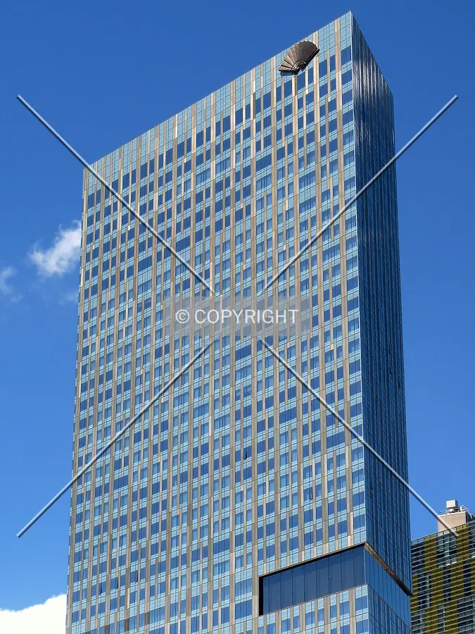 Upper part of the building