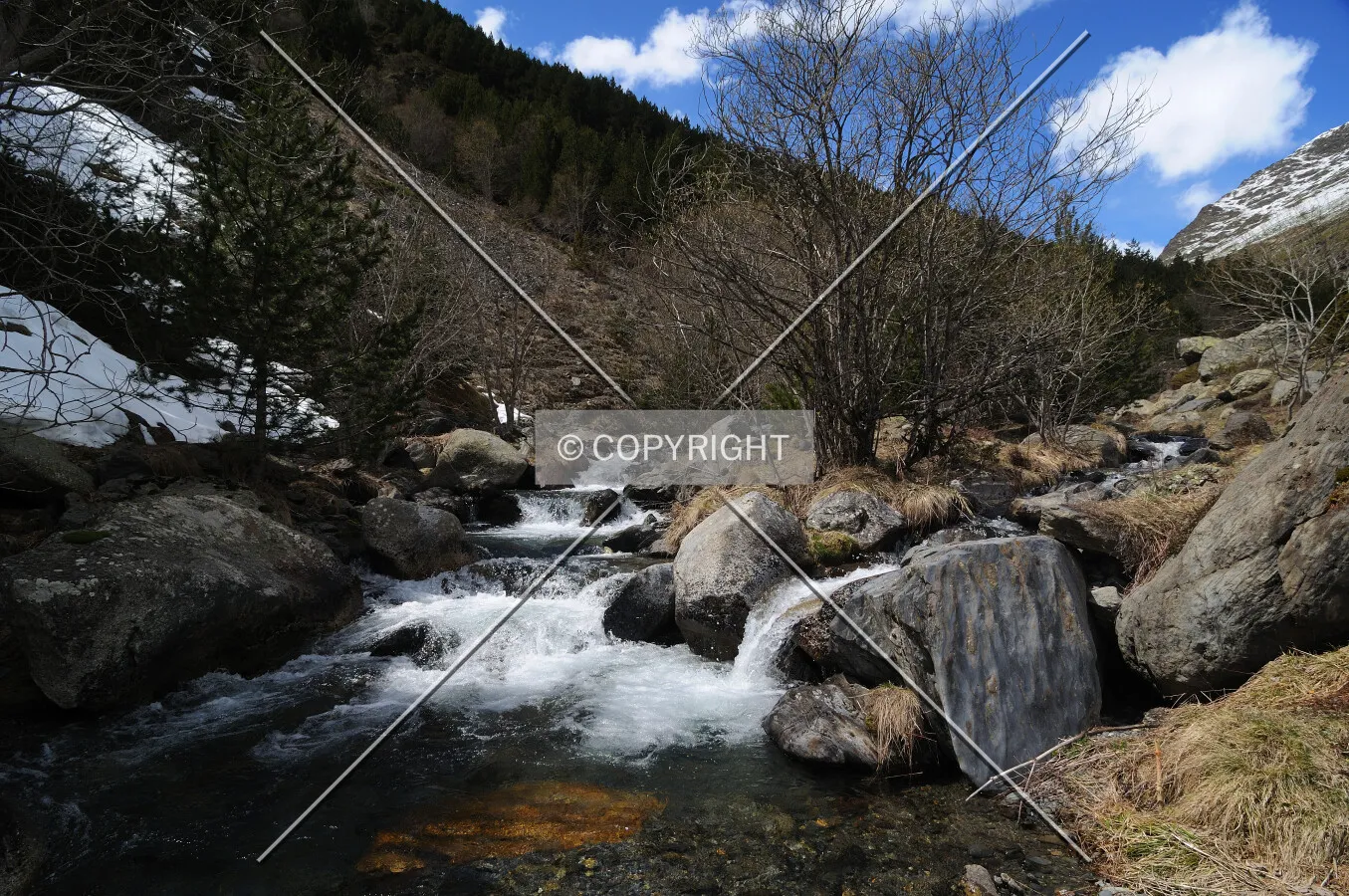 River in the Pyrenees