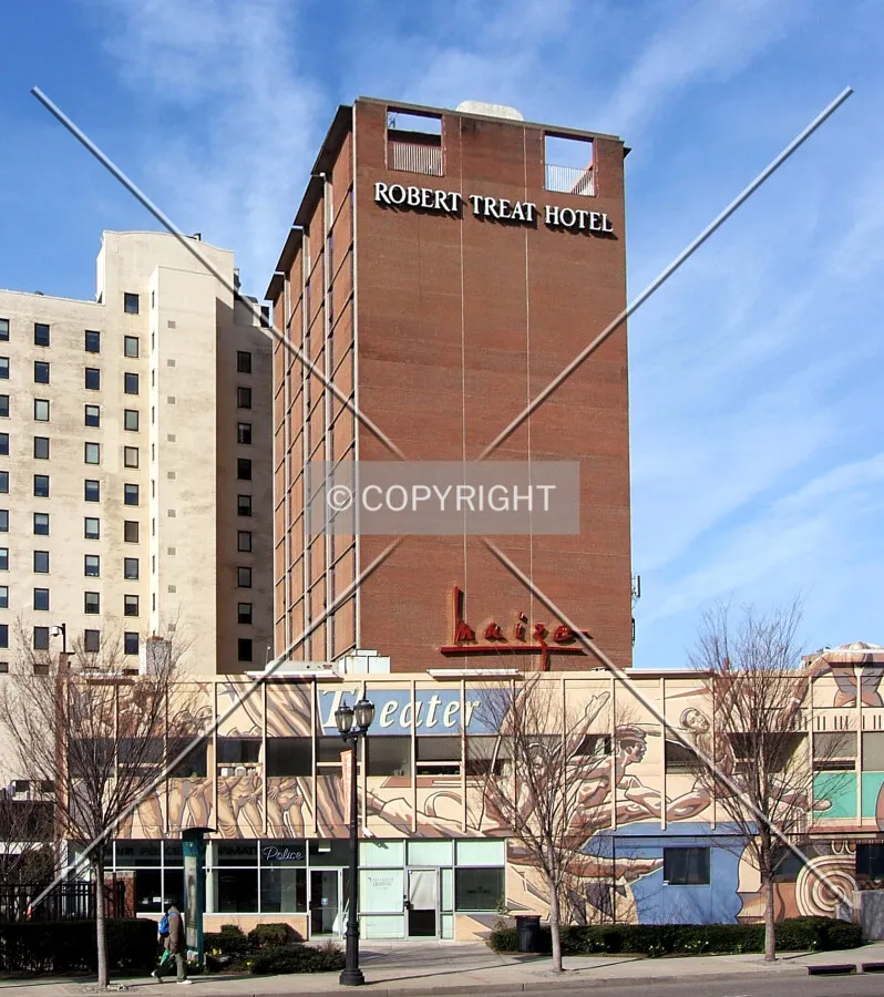 View from the northeast across Center Street
