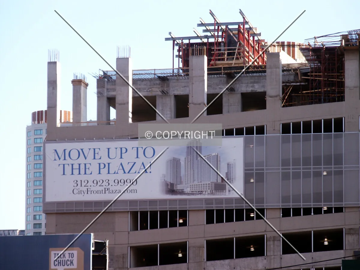 Upper northeast corner of the parking garage