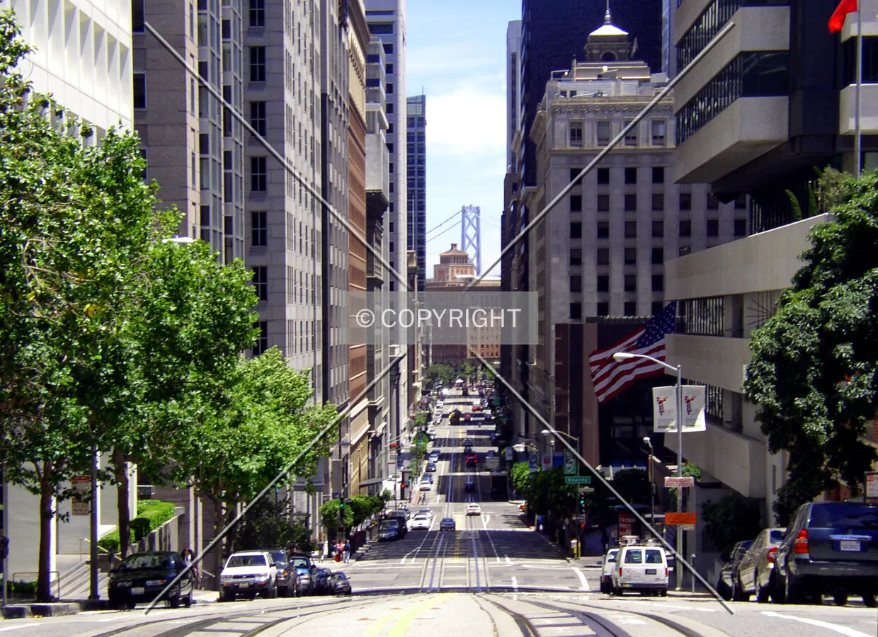 Looking east from Grant Street