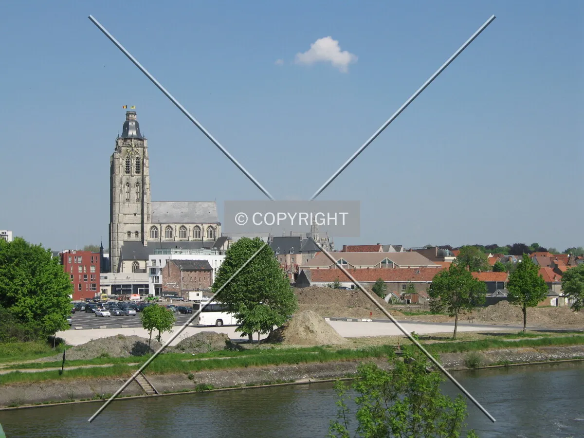 View toward the city center