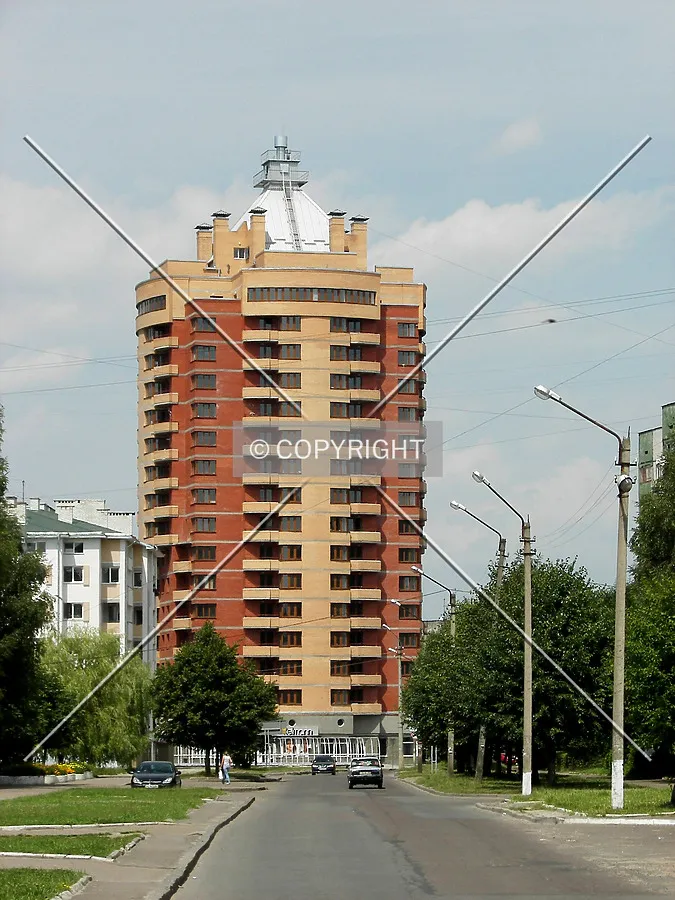 View from across Syhivs'ka Street