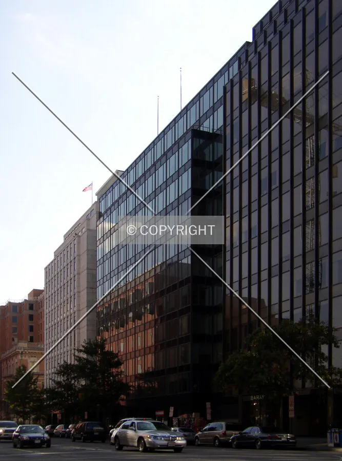 From the northeast across 17th Street