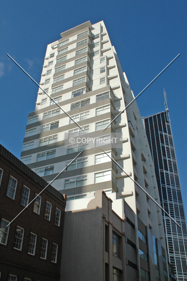 Looking up the west side