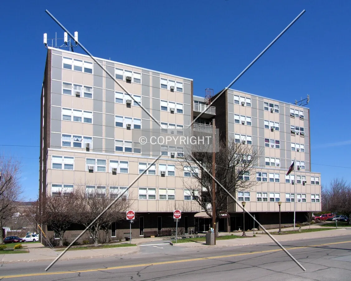 View from the southeast