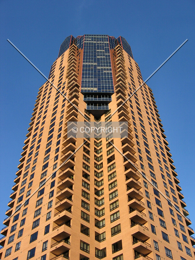 Looking up from Jackson/East 6th Streets