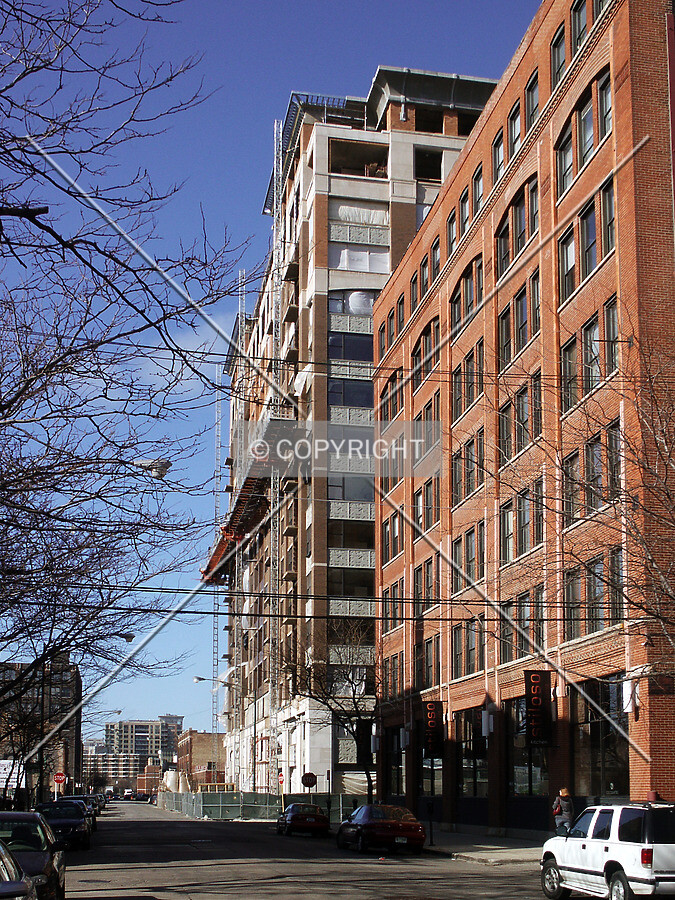 Looking north on Franklin Street