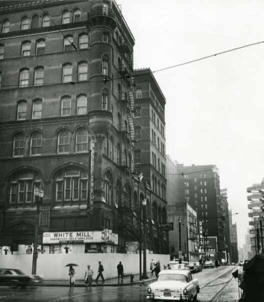 Vintage view from the northeast