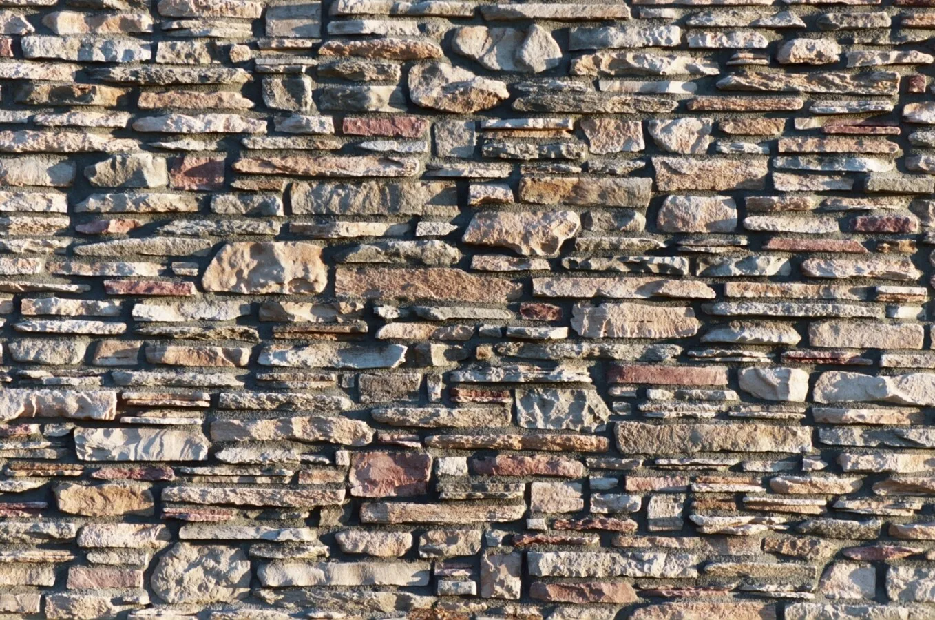 Closeup of stone facade