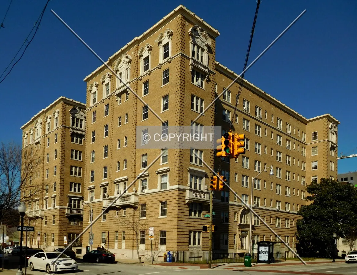 From the southeast across East 31st Street