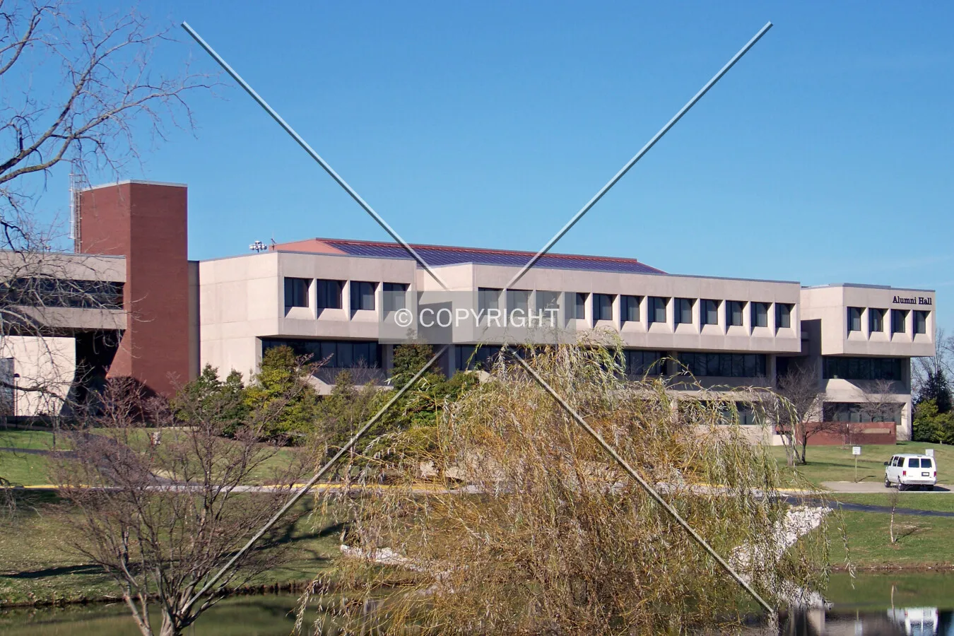 View from the southeast