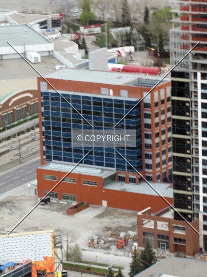 Seen from Calgary Tower's observation deck