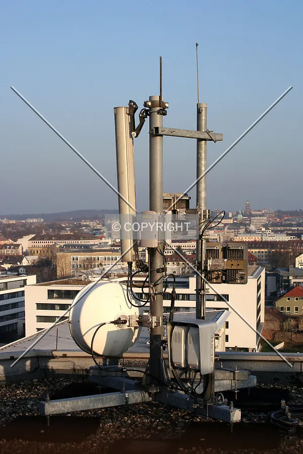 Technical equipment at the northeast corner