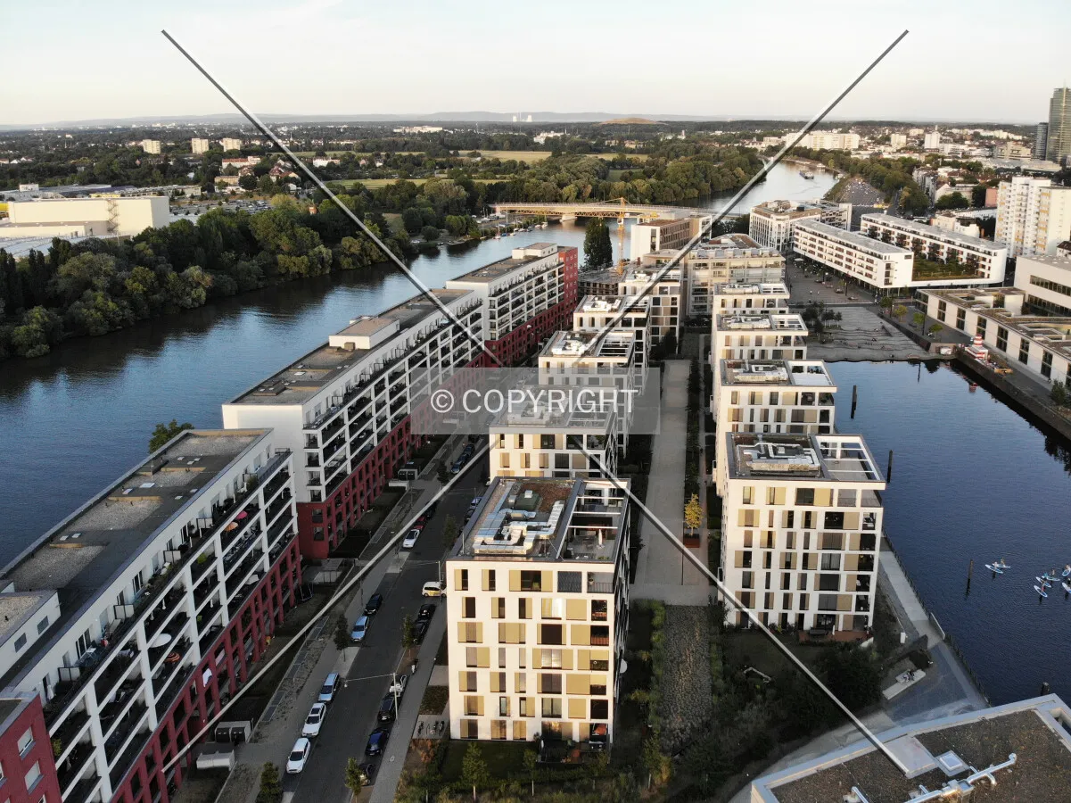 Buildings at Offenbach Hafen