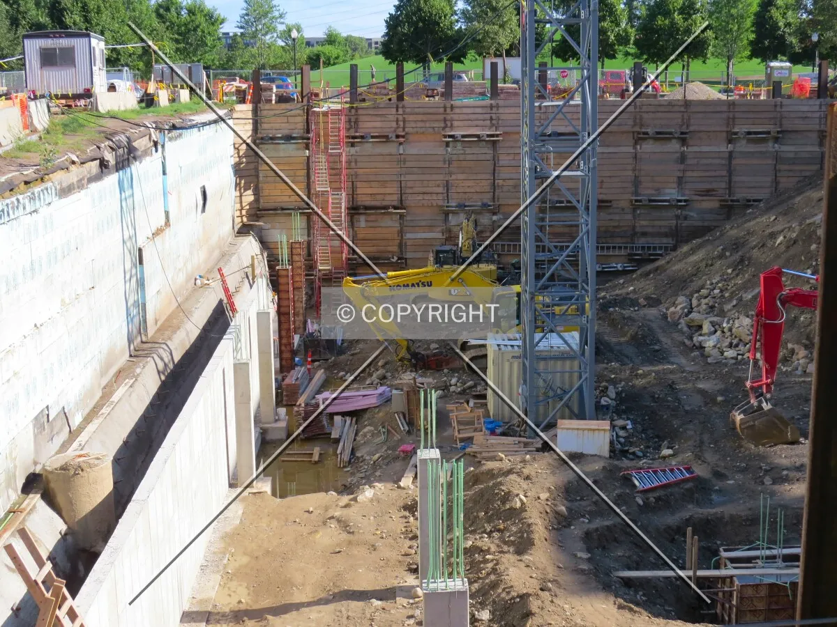 View to the north across the pit