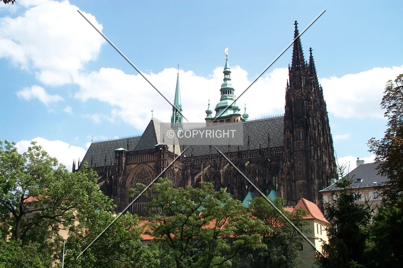 View from the north