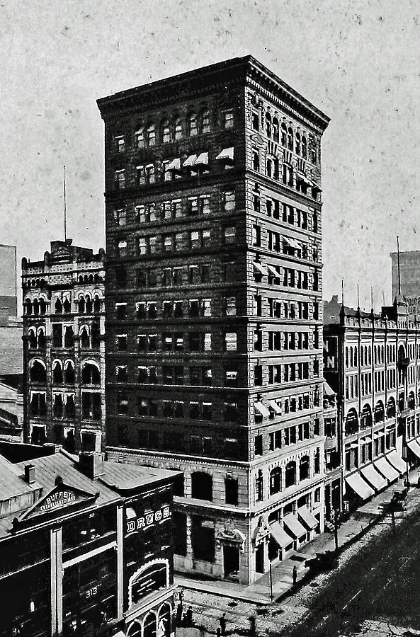 Vintage view from the south