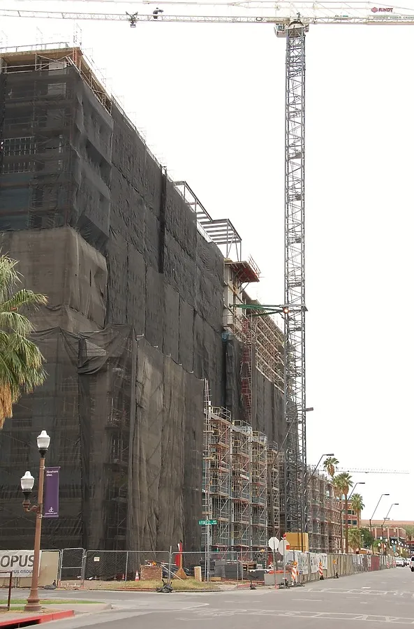 View from the northeast