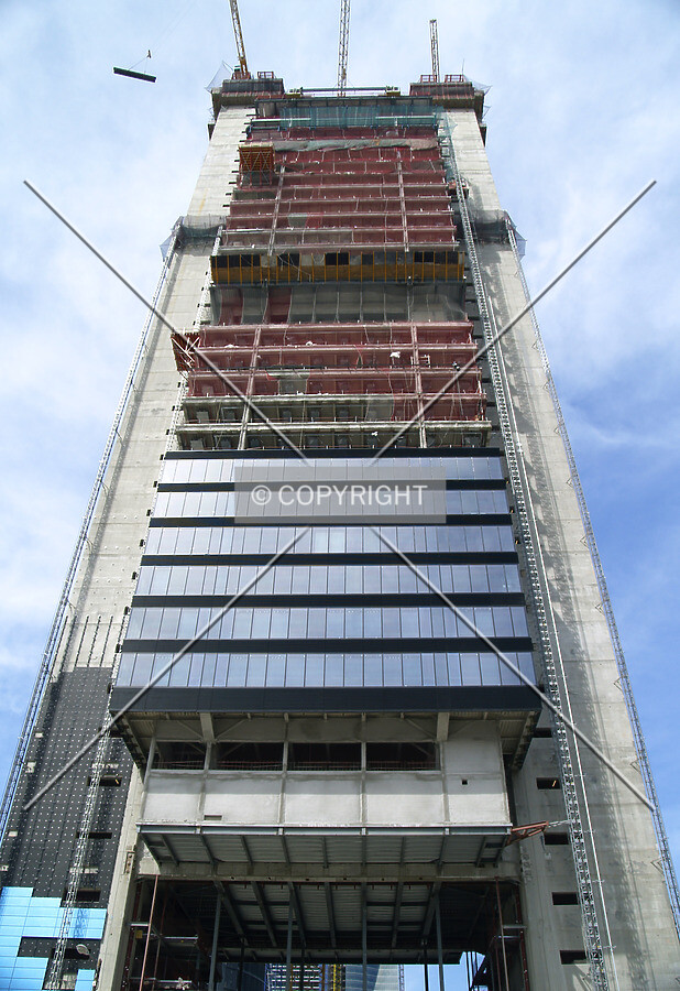 Looking up to the southern side