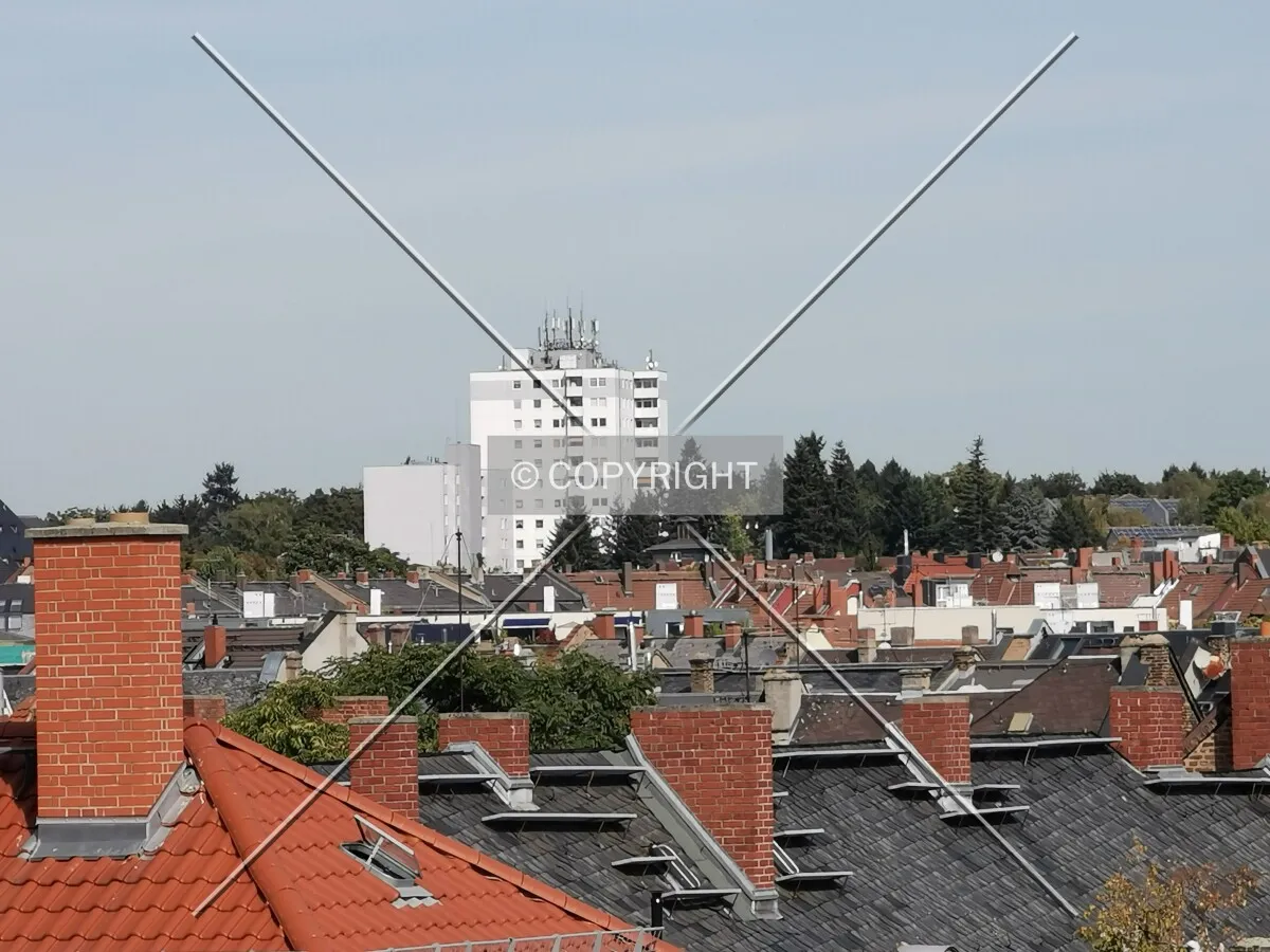 Looking over Frankfurt-Bornheim