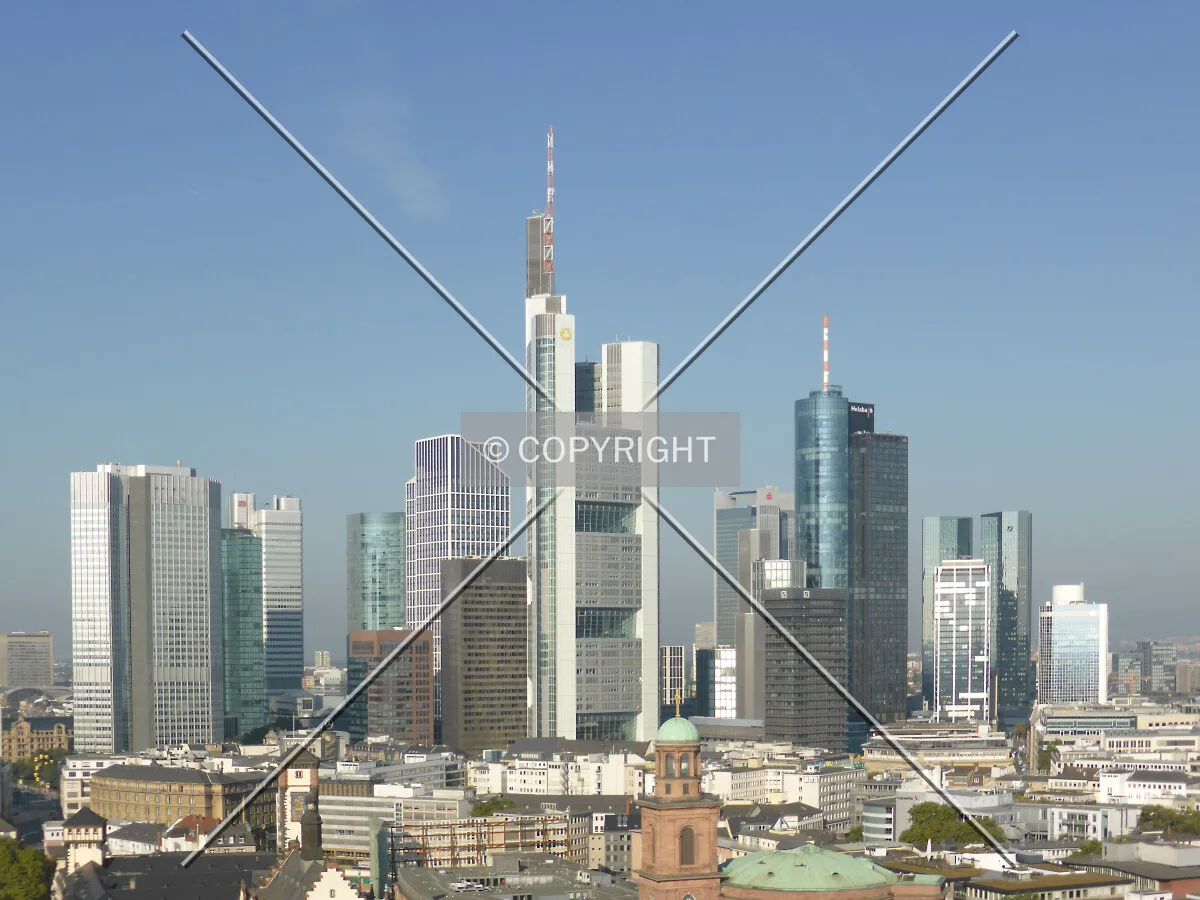 Central Banking District in Frankfurt